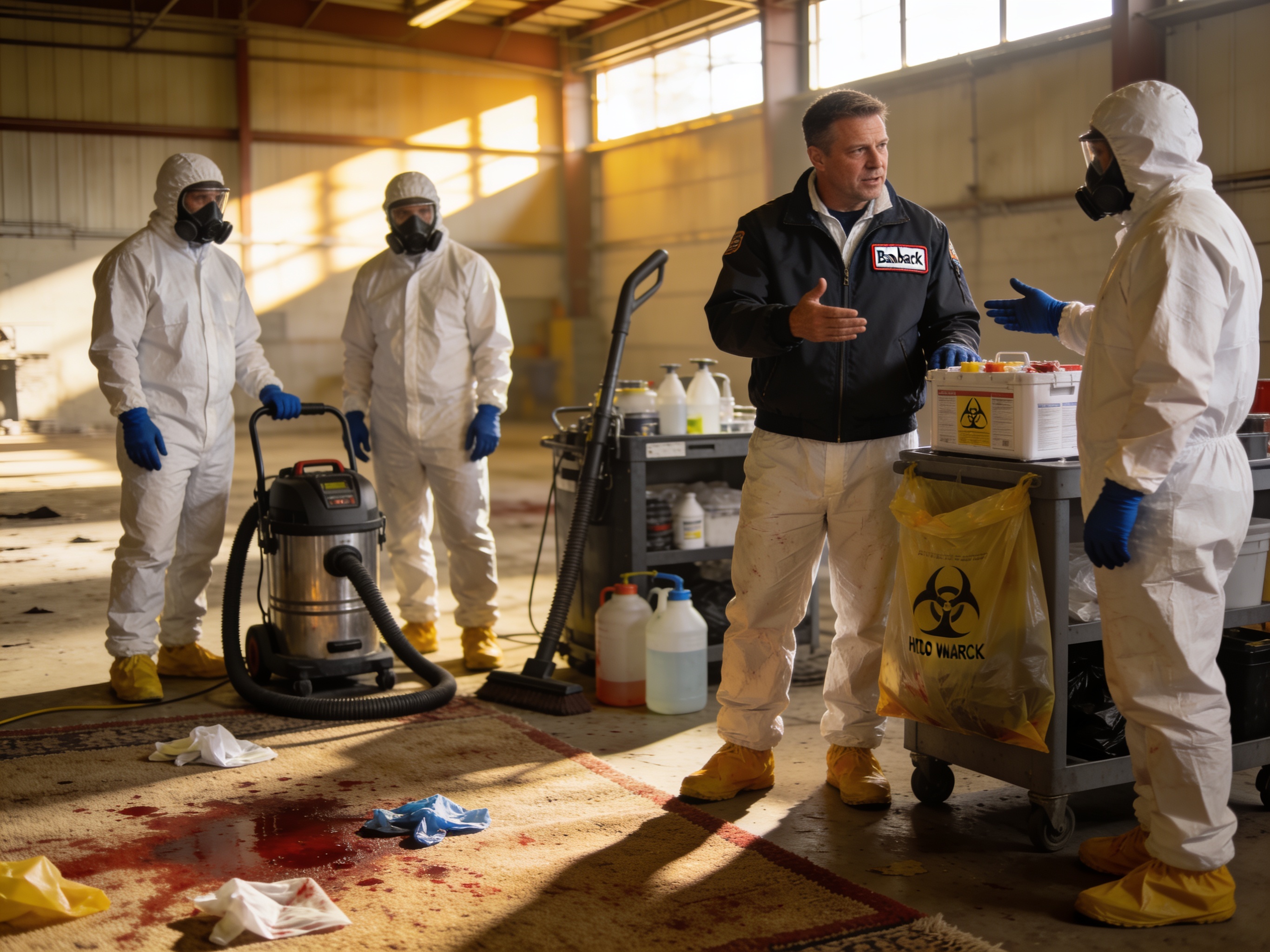 The Bismarck Biohazard Cleanup team