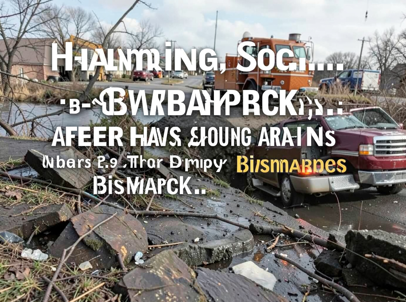 Handling Sewage Backup After Heavy Spring Rains in Bismarck